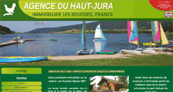 Desktop Screenshot of agence-du-hautjura.fr